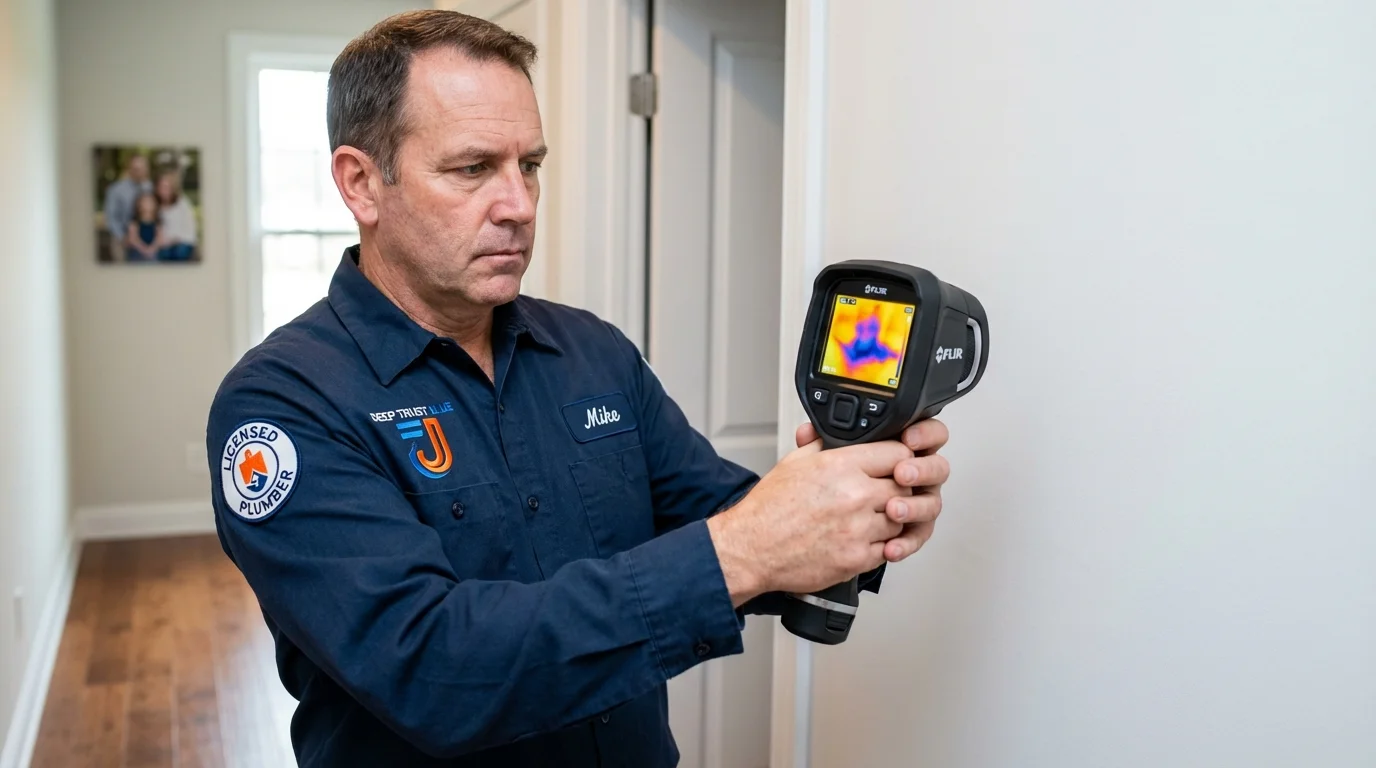 Thermal imaging leak detection by Johns Plumbing LLC in Cimarron